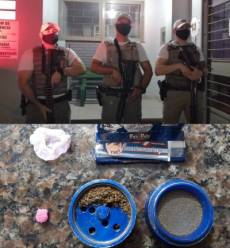 Brigada militar faz apreensão de entorpecentes na região norte de Panambi