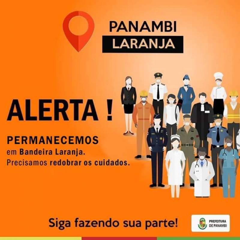 Panambi e região permanecem em bandeira laranja