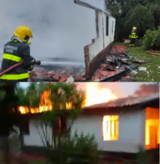 Incêndio consome residência em propriedade no interior de Panambi