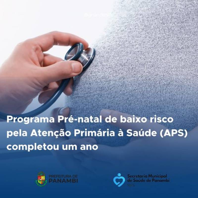 PANAMBI | Programa Pré-natal de baixo risco pela Atenção Primária à Saúde (APS) completou um ano