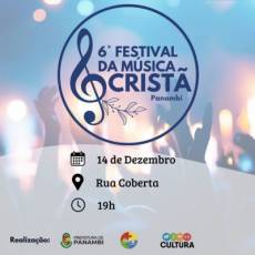 A 6ª edição do Festival da Música Cristã de Panambi já tem data marcada.