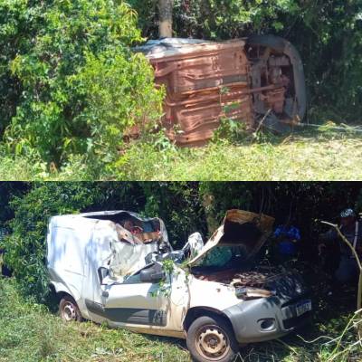 Motorista desvia para evitar colisão e sofre acidente em rodovia de Pejuçara