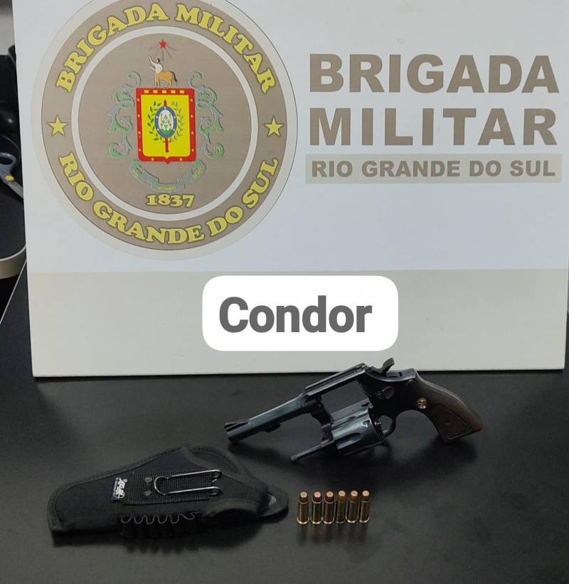 Prisão por porte ilegal de arma de fogo - Condor