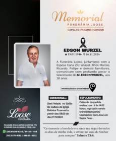 Funerária Loose comunica falecimento em Panambi