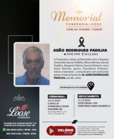 Funerária Loose comunica falecimento em Panambi