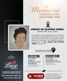 Funerária Loose comunica falecimento em Panambi