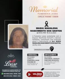 Funerária Loose comunica falecimento em Panambi