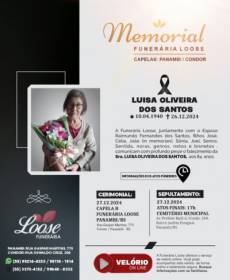 Funerária Loose comunica falecimento em Panambi