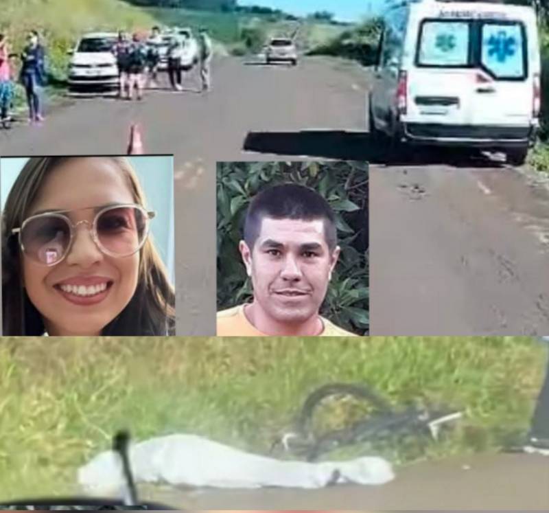 Casal de ciclistas morre atropelados  em rodovia de Cruz Alta 