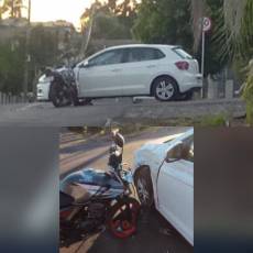 Motociclista fica ferido em acidente no bairro Italiana, em Panambi