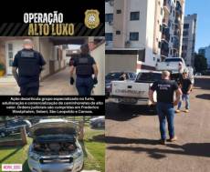 Operação policial desarticula quadrilha de furtos e roubos de camionetes na região