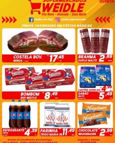 Ofertas do final de semana nos Supermecados Weidle em Panambi
