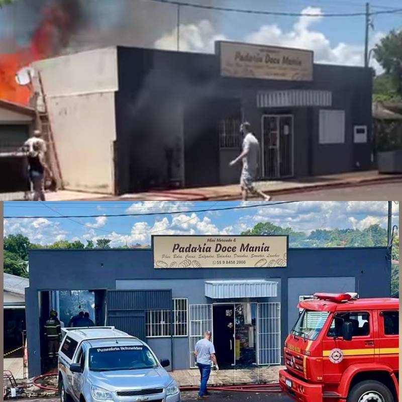 Incêndio deixa um óbito na manhã de hoje em Três Passos 