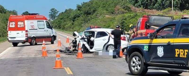 Acidente grave deixa quatro obitos na BR-293 em Pinheiro Machado