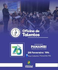 Panambi 70 Anos – Valorizando Nossa Cultura e Talentos!