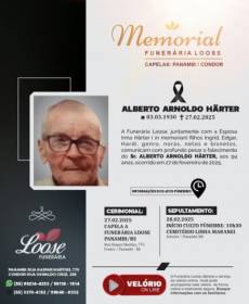 Funerária Loose comunica falecimento em Panambi