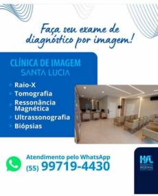 HOSPITAL SANTA LUCIA COM ALTA TECNOLOGIA EM EQUIPAMENTOS