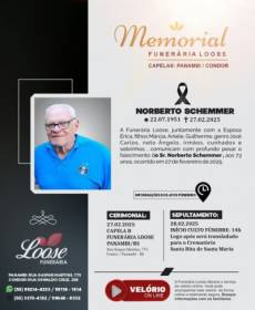 Funerária Loose comunica falecimento em Panambi