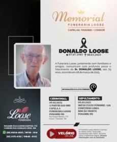 Funerária Loose comunica falecimento em Panambi