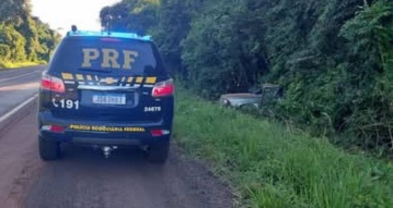 PRF atende sinistro com lesões leves na BR-285 na região de São Luiz Gonzaga