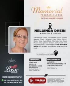 Funerária Loose comunica falecimento em Panambi