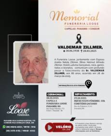 Funerária Loose comunica falecimento em Panambi