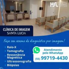 Exames completo por imagem é no Hospital Regional Santa Lucia 