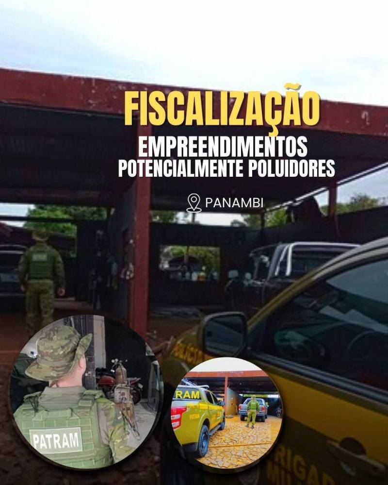 Brigada Militar fiscaliza empreendimentos potencialmente poluidores em Panambi