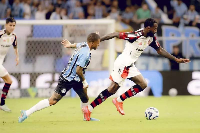 Na Arena, Grêmio perde para o Flamengo por 2 a 0 pelo Brasileirão