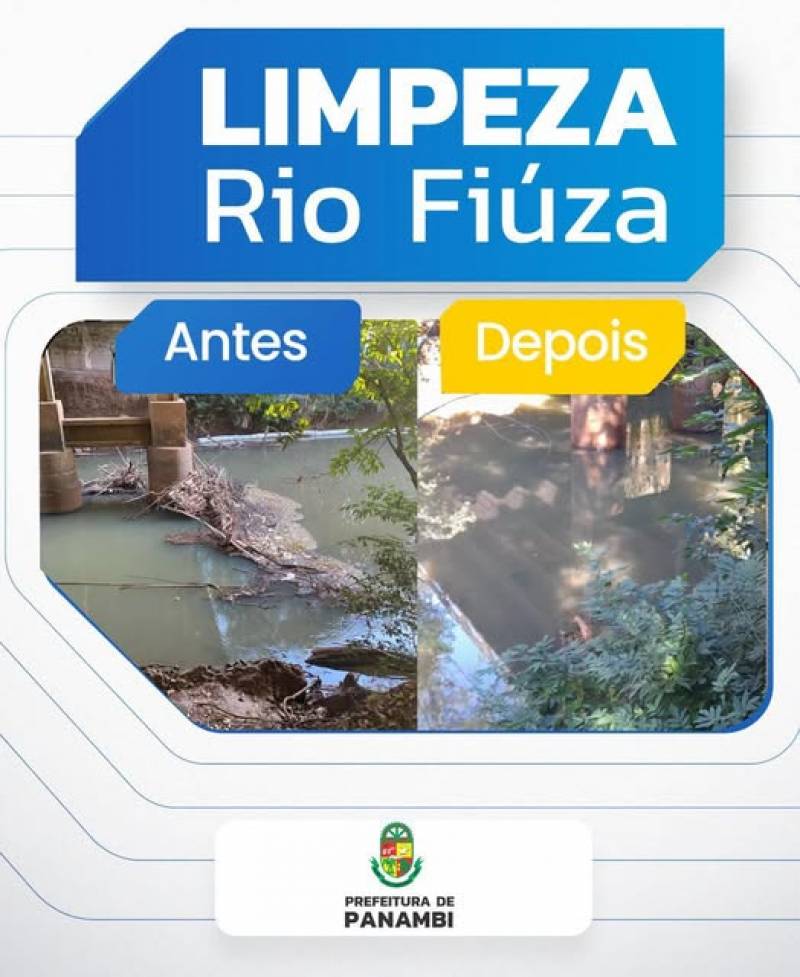 PANAMBI | Desassoreamento do Rio Fiúza 