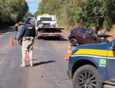 PRF atende acidente com óbito  na BR-386 em Seberi