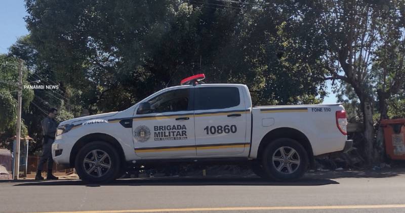 Brigada militar cumpre mandado de prisão em bairro de Panambi