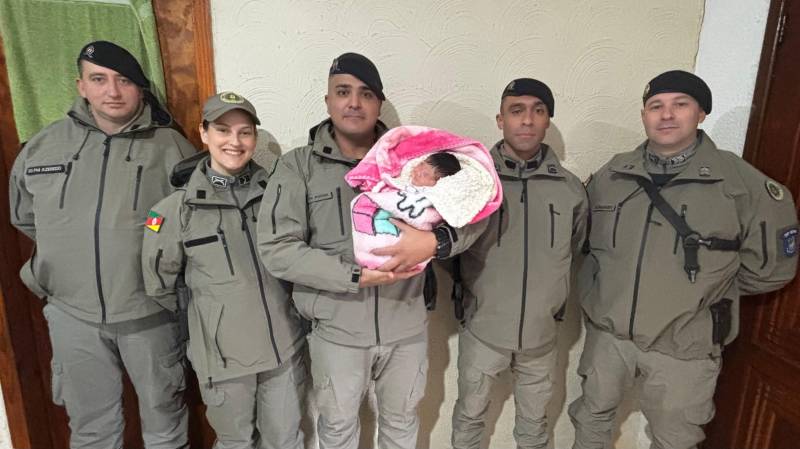 Policiais Militares salvam vida de recém-nascida em Palmeira das Missões