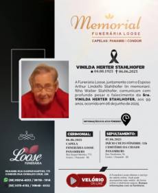 Funerária Loose comunica falecimento em Panambi