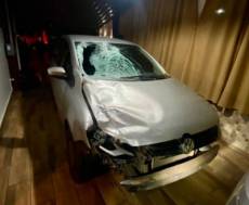 Motorista atropela mulher em Giruá e não percebe que vitima estava no teto do veículo