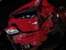 Condutora perde controle de veículo na br-158 em Panambi
