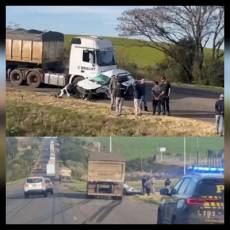 PRF atende sinistro com morte na BR-158 em Júlio de Castilhos