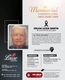 Funerária Loose comunica falecimento em Panambi