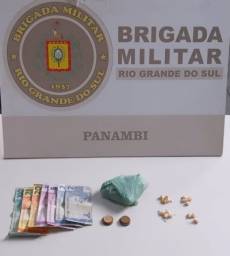 Brigada Militar prende homem por tráfico de drogas em Panambi