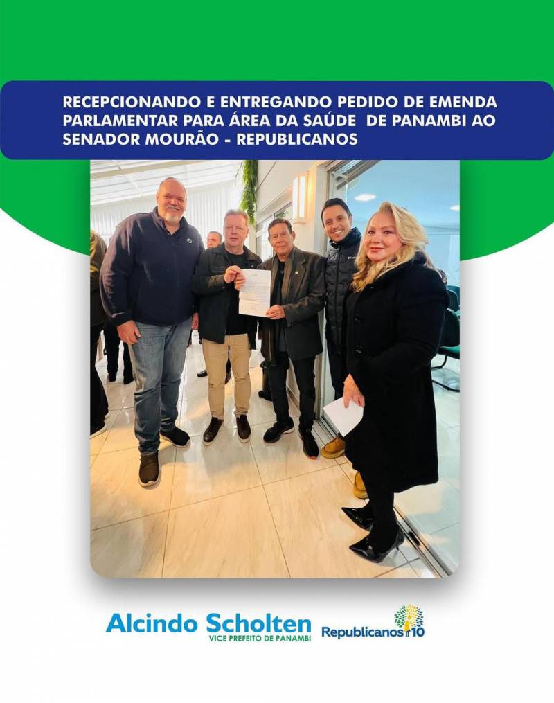 Mais recursos para a saúde de Panambi!