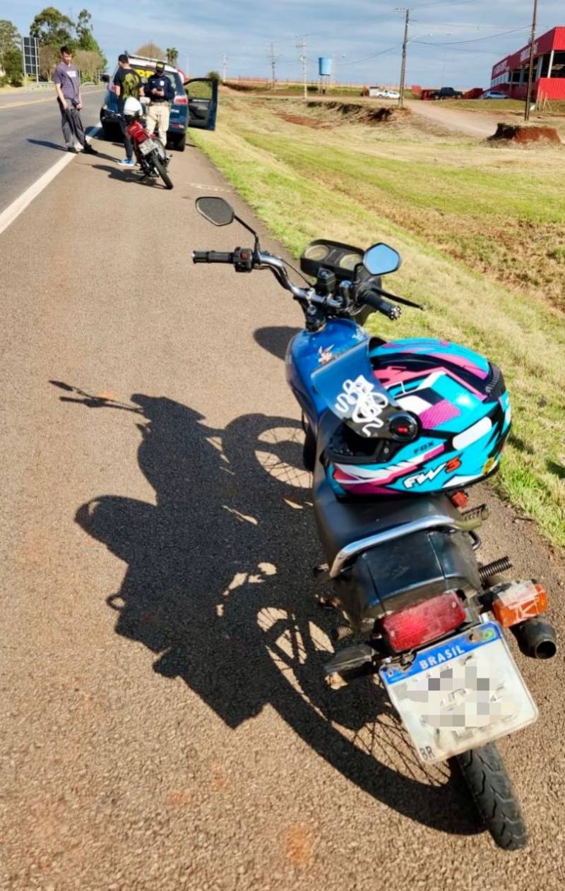 PRF apreende motocicleta com mais de R$ 50 mil em multas na BR-386