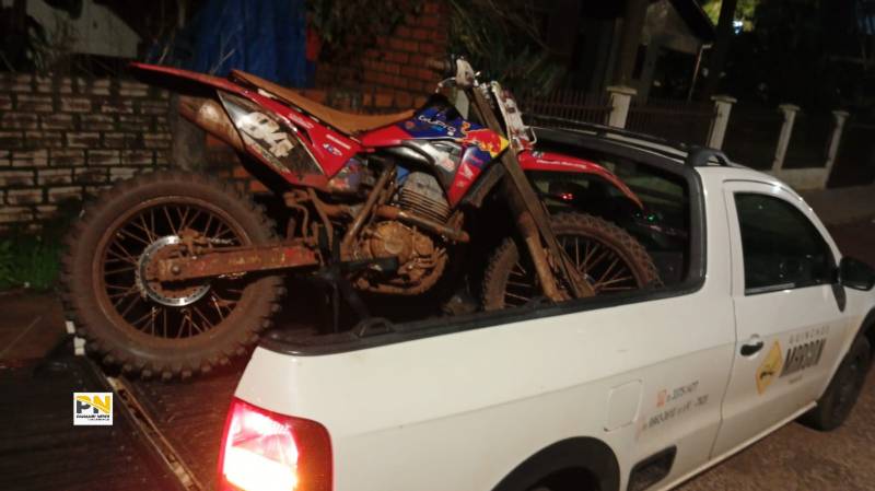 Acidente entre carro e motocicleta deixa uma pessoa ferida em Panambi