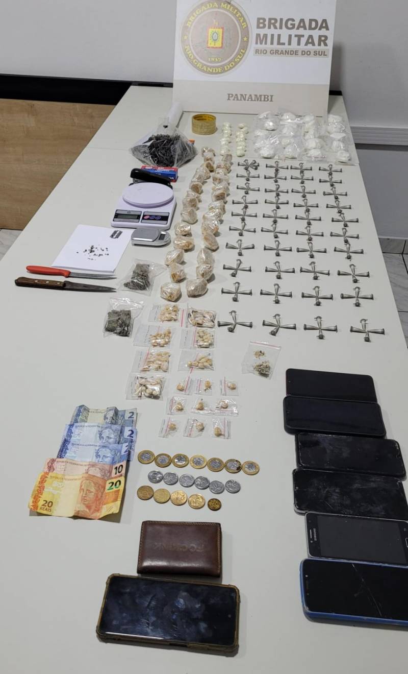 Prisão por tráfico de drogas em Panambi